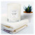 Cinnamon and Orange Soy Wax Candle in the bathroom.