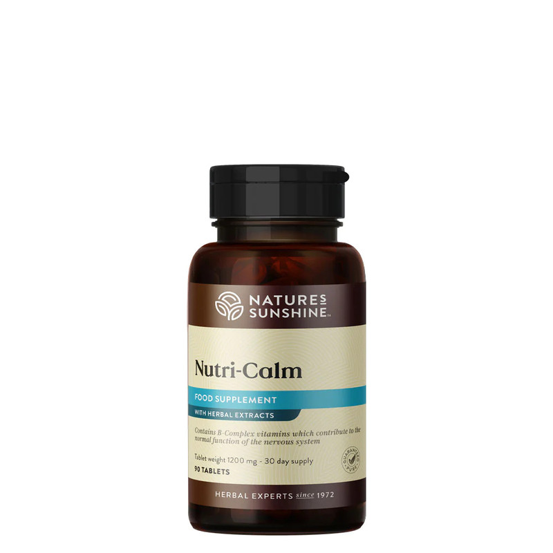 Nature's Sunshine Nutri-Calm (90 Vegan Tablets). Bottle.