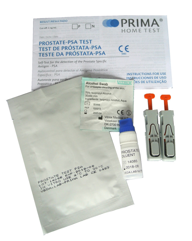 Prima Home Test - Prostate Test Kit - PSA Health Test (1 Test).