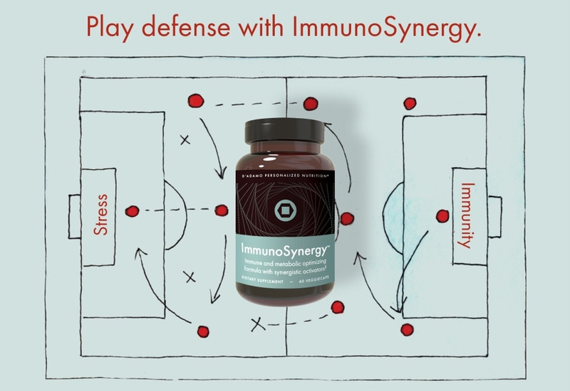 We welcome D'Adamo Personalized Nutrition ImmunoSynergy™ to our Product Range