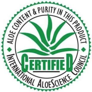 International Aloe Science Council Certified
