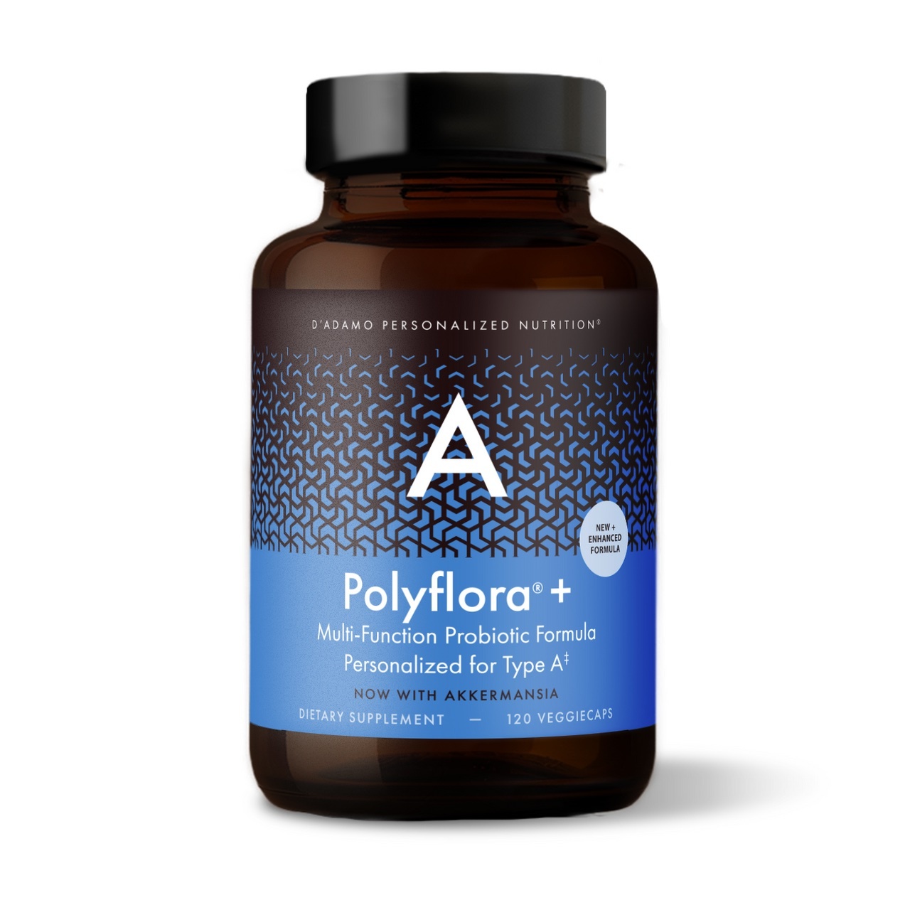 | Body and Mind Studio International® | D'Adamo Personalised Nutrition | Polyflora + Multifunction Probiotic with Akkermansia for Blood Type A Individuals (120 Veggie Caps) | UK and Worldwide |