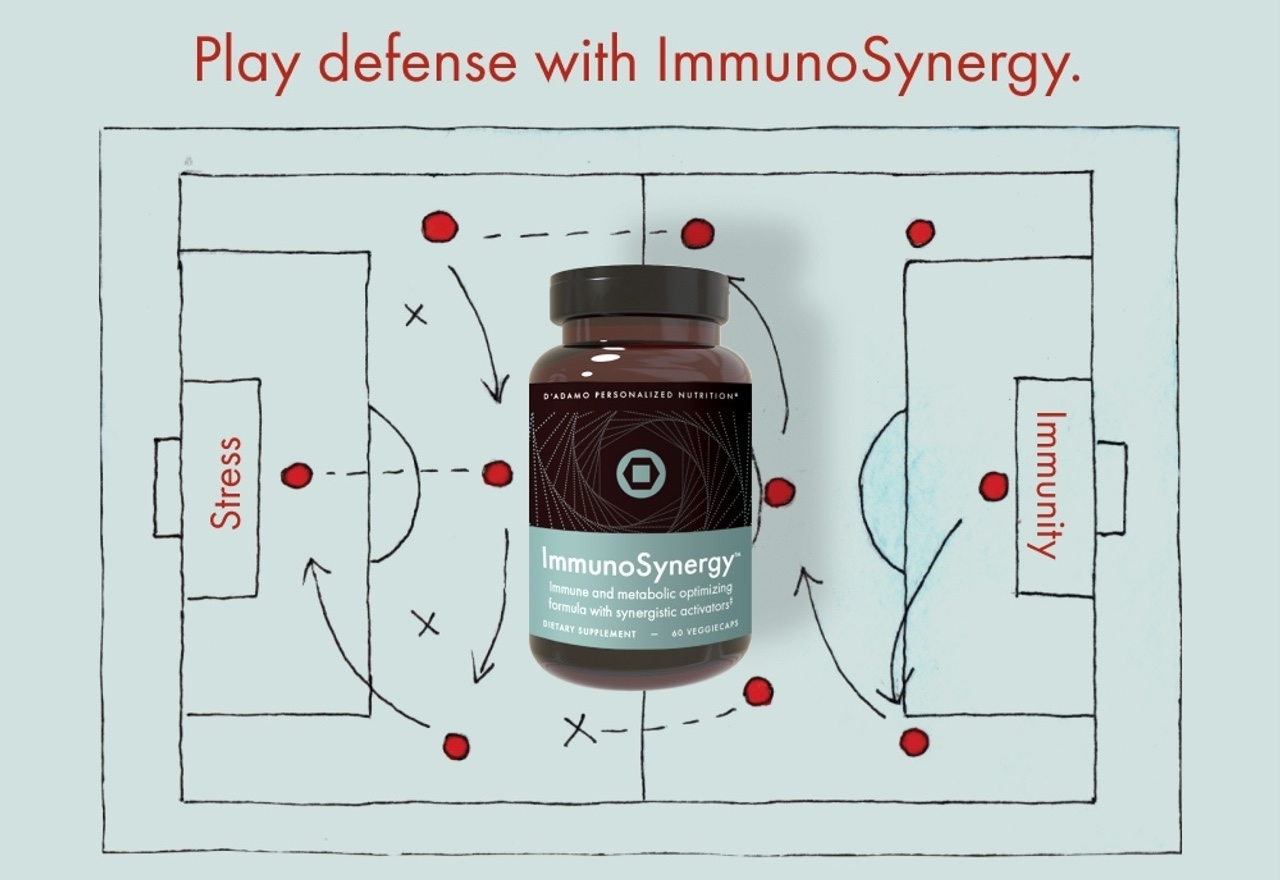 We welcome D'Adamo Personalized Nutrition ImmunoSynergy™ to our Product Range