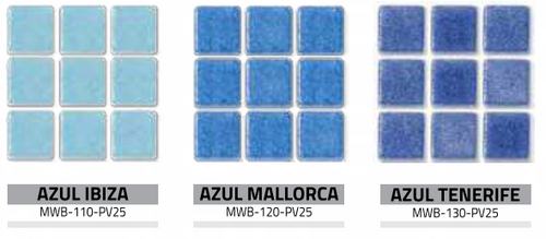 Mosaicos para piscina y hogar serie WEDELL