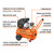 Kit Compresor lubricado 50L con manguera y pistola de gravedad, 127V
