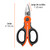 Tijera 6" de acero inoxidable para electricista EXPERT