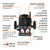 Router (Rebajadora) 1800W, 2-1/2 HP TRUPER INDUSTRIAL