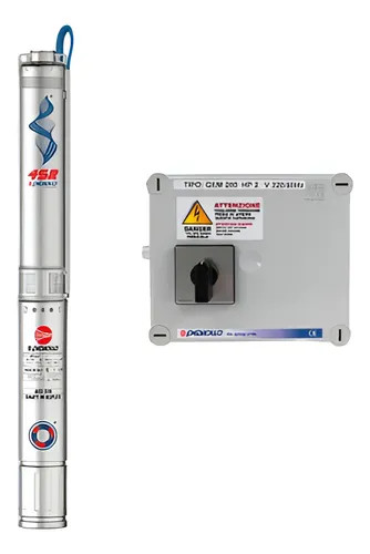 Kit 4" con motor monofásico y control C-BOX