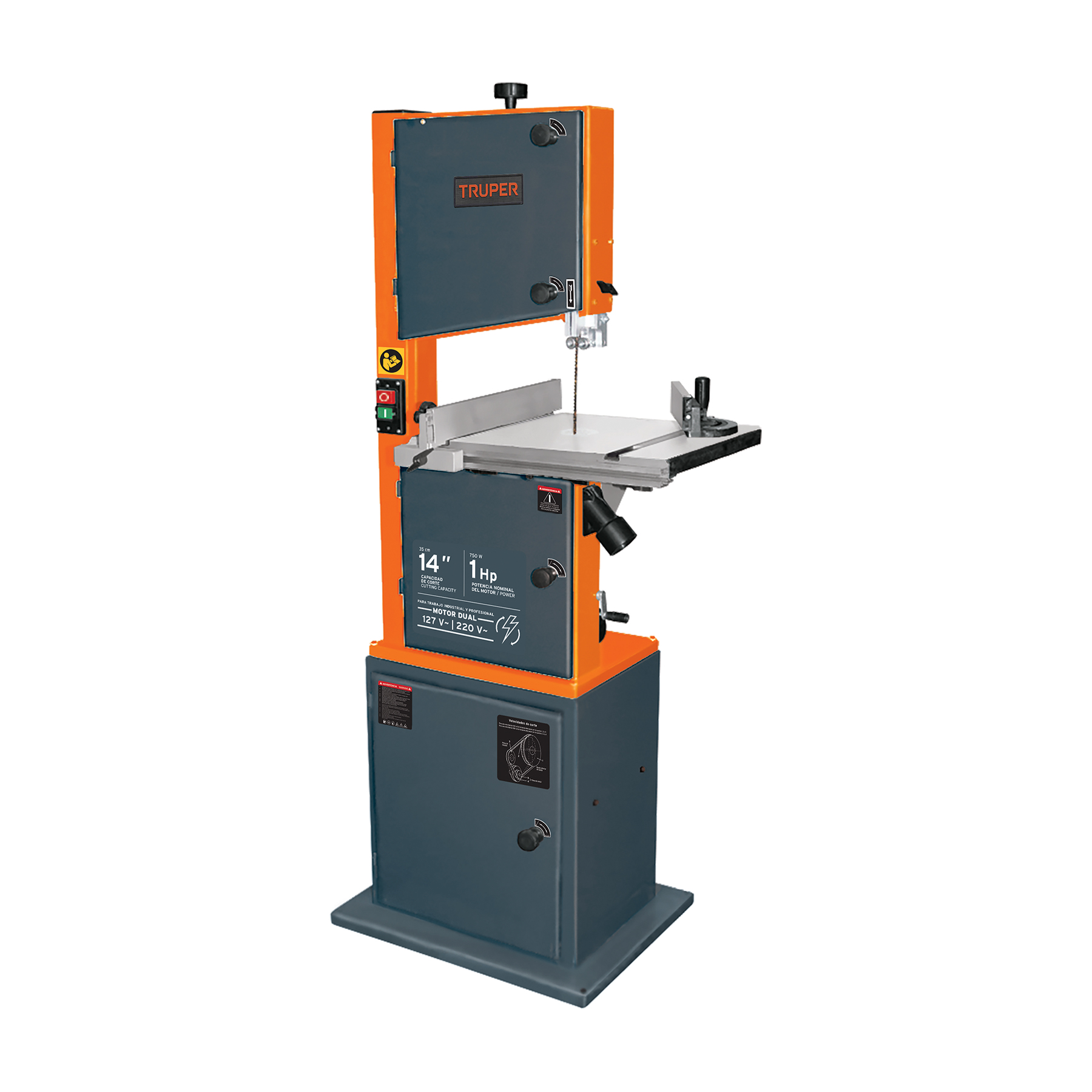 Sierra cinta 14" 1HP(750W)