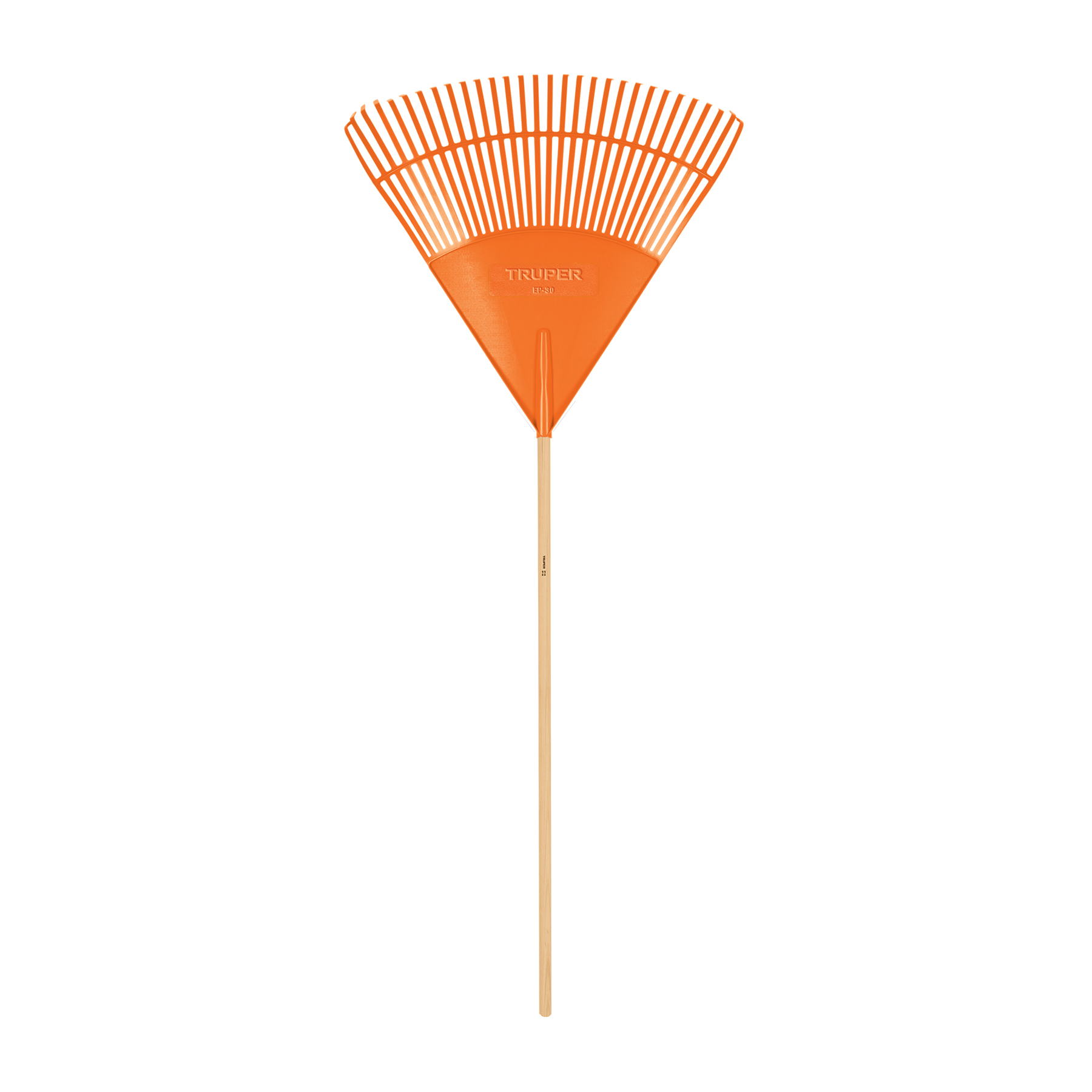 Escoba plástica para jardín 30 dientes 48"