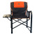 Directors Chair with side table Orange & Black