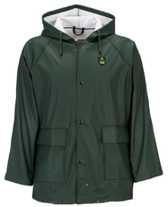 hooded rain jacket