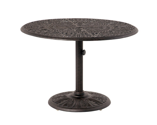 Tuscany 42" Pedestal Table in Black