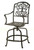 Bella Swivel Counter Stool in Desert Bronze