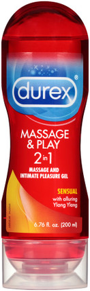 Durex Massage  Play 2 in 1 Sensual Ylang Ylang - 6.76 Fl. Oz. / 200 ml