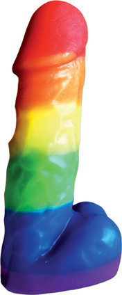 Rainbow Pecker Party Candle 7 Inches