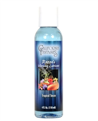 Razzels Warming Lubricant - Tropical Teeze - Oz. Bottle