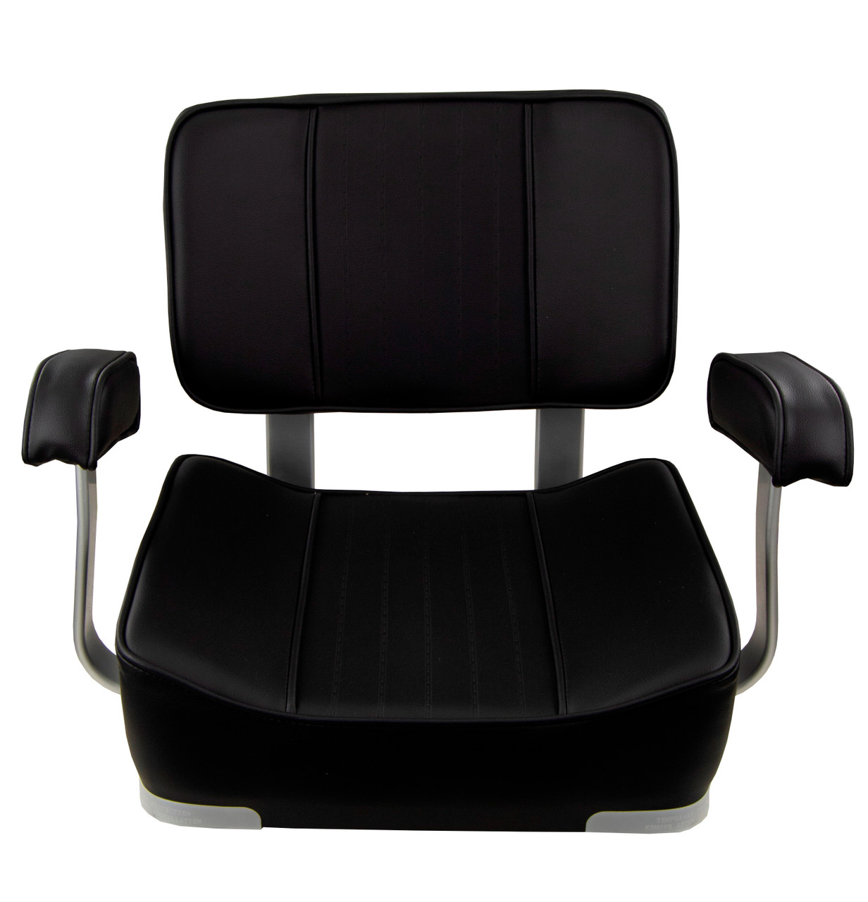 Springfield Marine | Deluxe Captain's Seat with Armrests | Black (1040009)