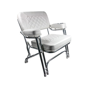 Springfield Marine | Premium Deck Chair | Cream (1080125-CR)