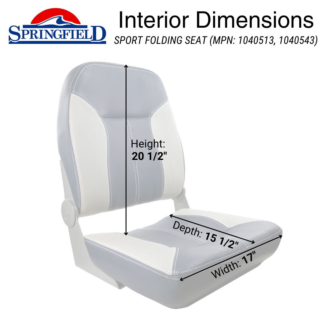 springfield folding boat seats