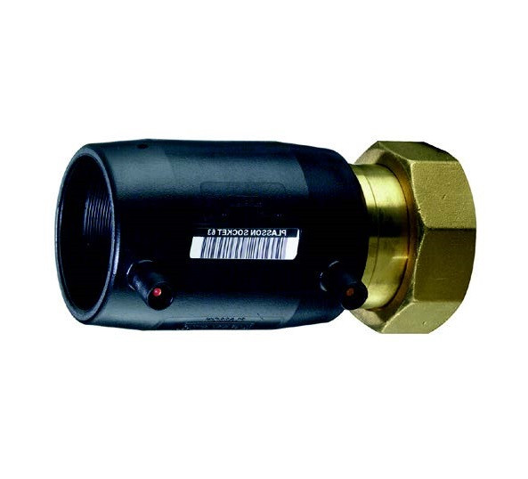 Plasson Electrofusion Brass Female Transition Coupler
