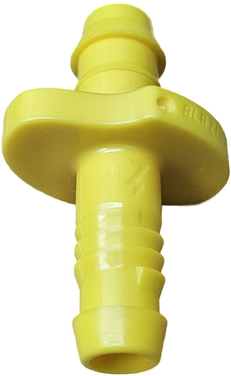 Blazing Saddle SBCD1 Spiral Barb fitting 17mm Barb Adapter