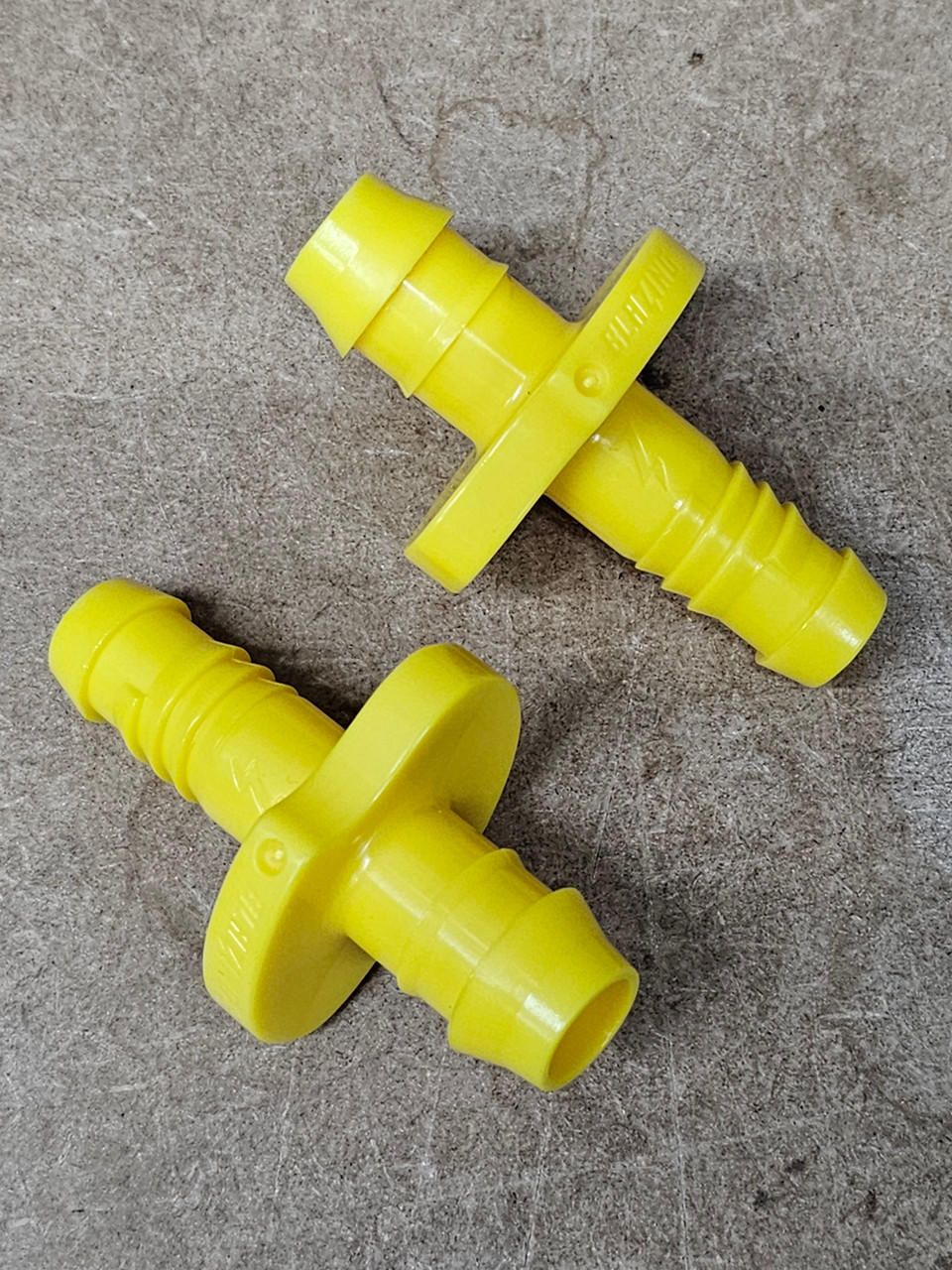 Blazing Saddle SBCD1 Spiral Barb fitting 17mm Barb Adapter