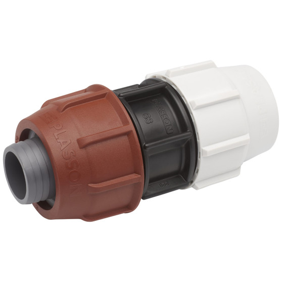 Plasson Barrier Coupler x Metric PE 2701S Plasson Barrier Coupler x Metric PE 2701S