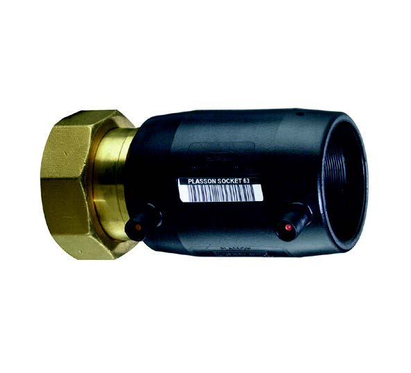 Plasson Electrofusion Brass Female Transition Coupler