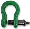  Northgate Cargo Control 3/4" Heavy Duty D Ring Shackles with 7/8" Pin (Green Shackle and Black Pin)
