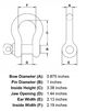 7/8 in., 6.5 ton, Galvanized Screw Pin Anchor Shackle