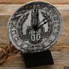 Custom 6" Aluminum Wall or Desk Clock