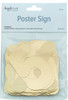 Poster Letters & Numbers 4" (GOLD,SILVER,BK,WH)