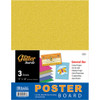 BAZIC 11" X 14" Glitter Poster Board (3/Pack)