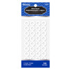 BAZIC White Round Reinforcement Label (544/Pack)