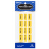 BAZIC Yellow Price Mark Label (180/Pack)