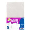 BAZIC 9" x 12" Self-Seal White Catalog Envelope (5/Pack)