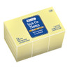 BAZIC 100 Ct. 1.5" X 2" Yellow Stick On Notes (12/Pack)