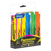 BAZIC Desk Style Flourescent Highlithers(12/Box)