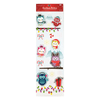 owl christmas sticker
