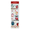 A1043: 3D Christmas Owl Sticker