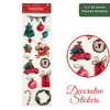 A1042: Vintage 3D Christmas Sticker