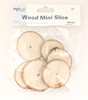 Craft Wood Mini Slices 2.0" x 0.2" 6 piece pk.