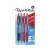 Paper Mate Profile Retractable Ballpoint Pens, Bold Tip, Assorted Colors, 4ct.