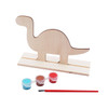 Dinosaur Wood Cutout Shape W/Painting Supplies