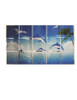 AngelsCraft" WALL DECOR, DOLPHIN WALL COVER 30" X 16"