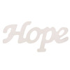 Natural Wood Word " Hope"
