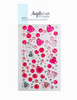 Rhine Stone Stickers, Heart Shape