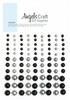 Plastic Pearl Sticker Multicolor, 9*10cm, Jet Black-Space Grey Themed 99-ct. Pk