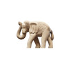 Wood Sculpture Elephant with light design pattern